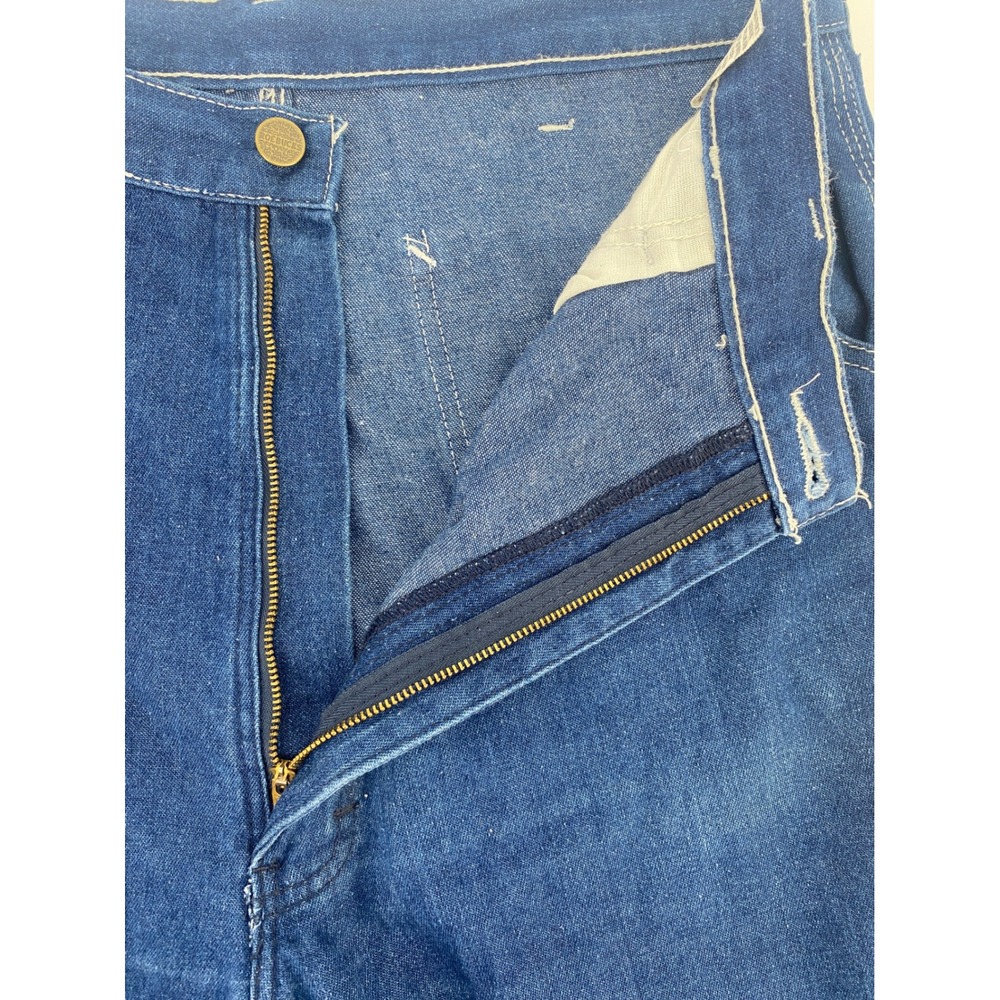 Roebucks Carpenter Jeans 33x30 Blue Excellent Vintage Workwear Denim Pants - Picture 2 of 10